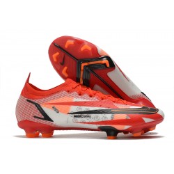 Kopacky Nike Mercurial Vapor 14 Elite CR7 FG Low Bílý Červené Černá Pánské 