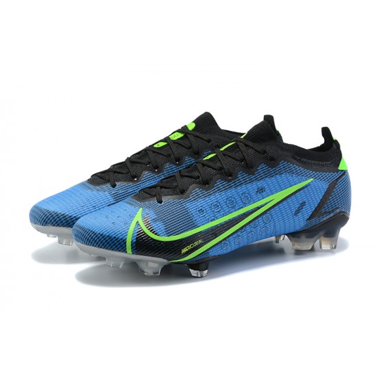 Kopacky Nike Mercurial Vapor 14 Elite FG Low Černá Modrý Bílý Pánské