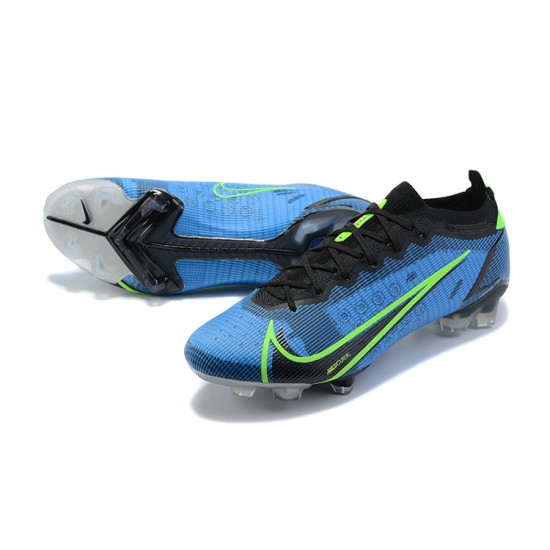 Kopacky Nike Mercurial Vapor 14 Elite FG Low Černá Modrý Bílý Pánské