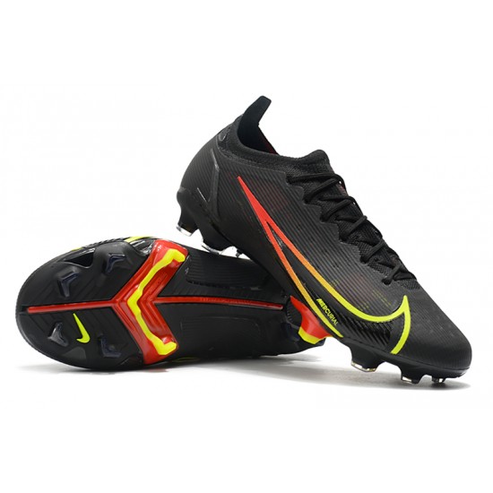 Kopacky Nike Mercurial Vapor 14 Elite FG Low Černá Žlutý Červené Pánské