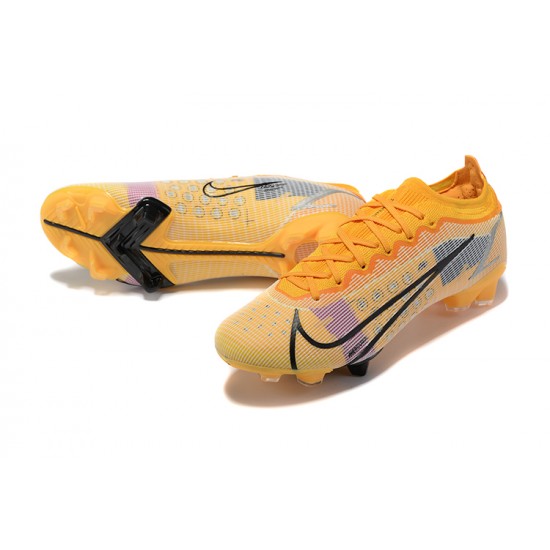 Kopacky Nike Mercurial Vapor 14 Elite FG Low Oranžovýý Černá Pánské