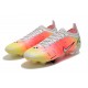 Kopacky Nike Mercurial Vapor 14 Elite FG Low Bílý Žlutý Růžový Woemn And Pánské