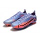 Kopacky Nike Mercurial Vapor 14 Elite PRO AG Low Modrý Růžový Pánské