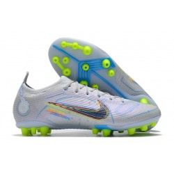 Kopacky Nike Mercurial Vapor 14 Elite PRO AG Low Bílý Modrý Pánské Dámské