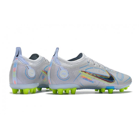 Kopacky Nike Mercurial Vapor 14 Elite PRO AG Low Bílý Modrý Pánské Dámské