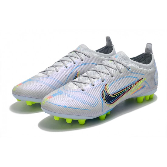 Kopacky Nike Mercurial Vapor 14 Elite PRO AG Low Bílý Modrý Pánské Dámské