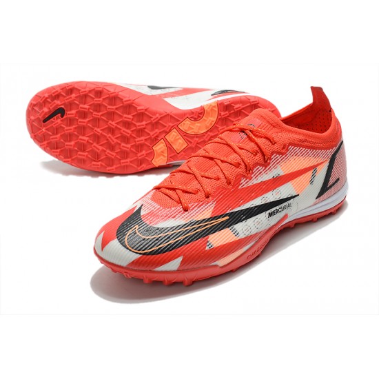 Kopacky Nike Mercurial Vapor 14 Elite TF Low Červené Bílý Pánské