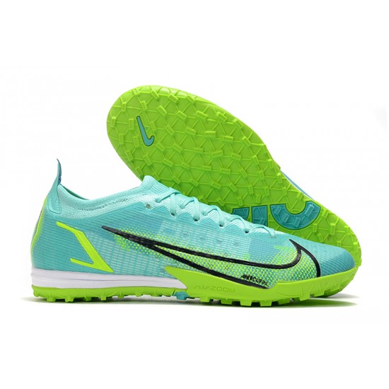 Kopacky Nike Mercurial Vapor 14 Elite TF Low Turqoise Zelená Pánské