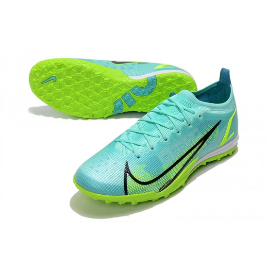 Kopacky Nike Mercurial Vapor 14 Elite TF Low Turqoise Zelená Pánské