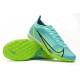 Kopacky Nike Mercurial Vapor 14 Elite TF Low Turqoise Zelená Pánské