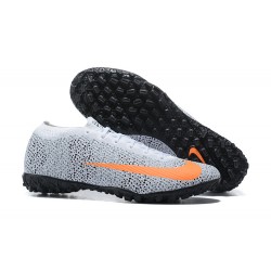 Kopacky Nike Mercurial Vapor 13 Elite TF Černá Bílý Oranžovýý Low Pánské 