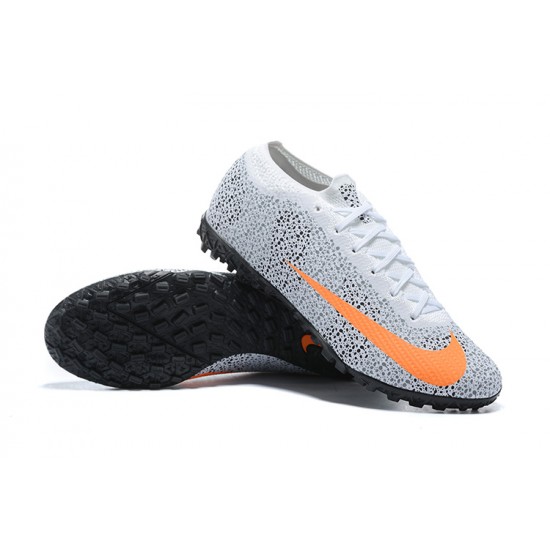 Kopacky Nike Mercurial Vapor 13 Elite TF Černá Bílý Oranžovýý Low Pánské