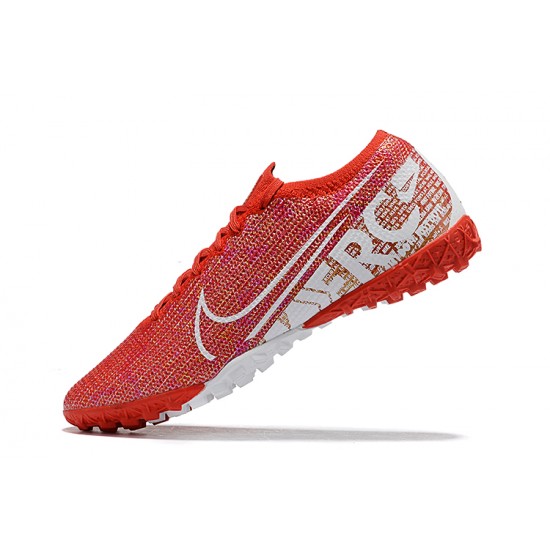 Kopacky Nike Mercurial Vapor 13 Elite TF Červené Bílý Low Pánské Kopacky Nike Mercurial Vapor 13 Elite TF Červené Bílý Low Pánské