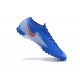 Kopacky Nike Mercurial Vapor 13 Elite TF Bílý Oranžovýý Modrý Low Pánské