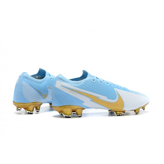 Kopacky Nike Mercurial Vapor VII 13 Elite FG Modrý Zlato Bílý Low Pánské