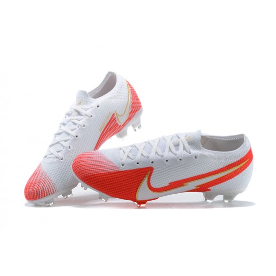 Kopacky Nike Mercurial Vapor VII 13 Elite FG Oranžovýý Bílý Lce Low Pánské