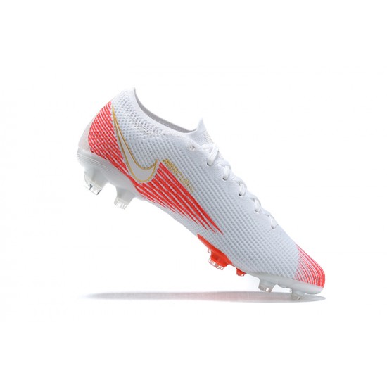 Kopacky Nike Mercurial Vapor VII 13 Elite FG Oranžovýý Bílý Lce Low Pánské