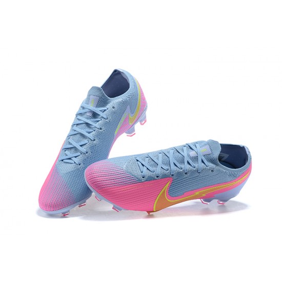 Kopacky Nike Mercurial Vapor VII 13 Elite FG Růžový Modrý Low Pánské