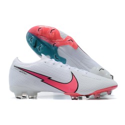 Kopacky Nike Mercurial Vapor VII 13 Elite FG Bílý Růžový Modrý Zelená Low Pánské 