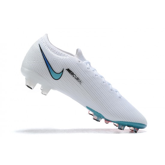 Kopacky Nike Mercurial Vapor VII 13 Elite FG Bílý Růžový Modrý Zelená Low Pánské