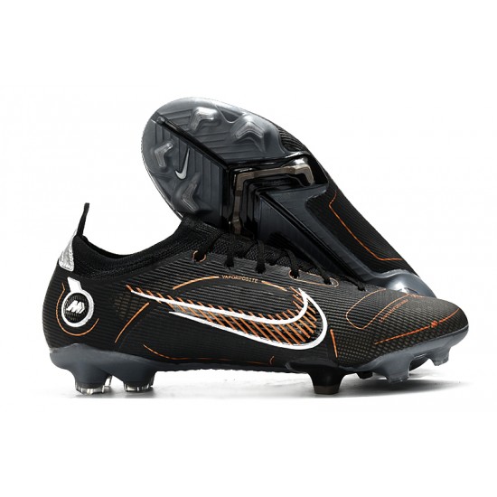 Kopacky Nike Mercurial Vapor XIV Elite FG Low Sliever Černá Brow Pánské