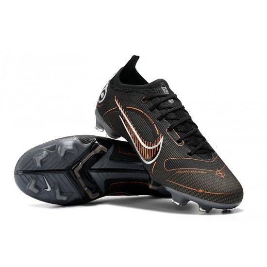 Kopacky Nike Mercurial Vapor XIV Elite FG Low Sliever Černá Brow Pánské