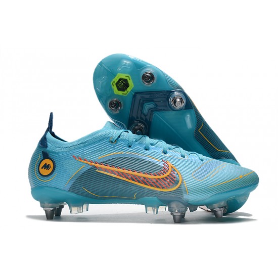 Kopacky Nike Mercurial Vapor XIV Elite SG PRO Anti Clog Low Modrý Pánské