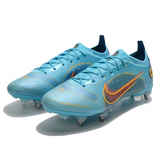 Kopacky Nike Mercurial Vapor XIV Elite SG PRO Anti Clog Low Modrý Pánské