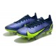 Kopacky Nike Mercurial Vapor XIV Elite SG PRO Anti Clog Low Deep Modrý Žlutý Pánské