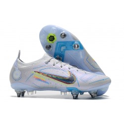 Kopacky Nike Mercurial Vapor XIV Elite SG PRO Anti Clog Low Bílý Modrý Pánské 