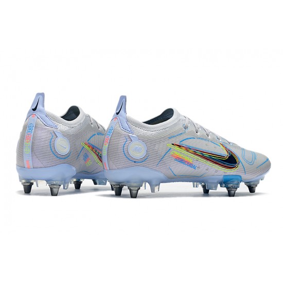 Kopacky Nike Mercurial Vapor XIV Elite SG PRO Anti Clog Low Bílý Modrý Pánské