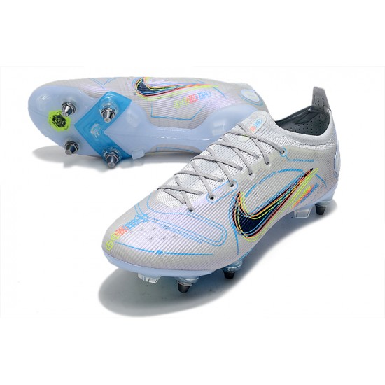 Kopacky Nike Mercurial Vapor XIV Elite SG PRO Anti Clog Low Bílý Modrý Pánské