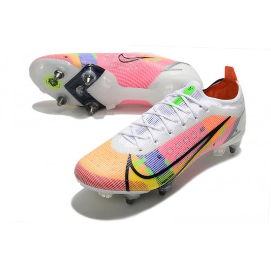 Kopacky Nike Mercurial Vapor XIV Elite SG PRO Anti Clog Low Bílý Růžový Pánské