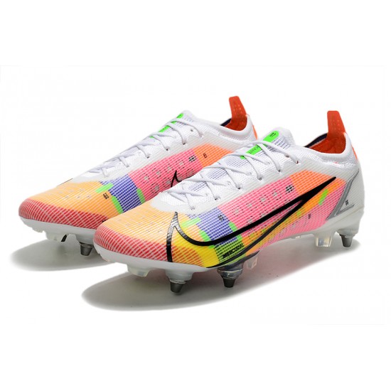 Kopacky Nike Mercurial Vapor XIV Elite SG PRO Anti Clog Low Bílý Růžový Pánské