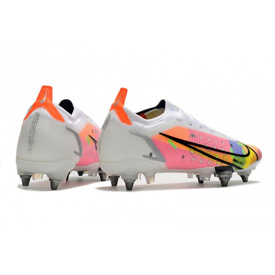 Kopacky Nike Mercurial Vapor XIV Elite SG PRO Anti Clog Low Bílý Růžový Pánské