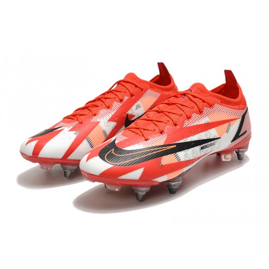 Kopacky Nike Mercurial Vapor XIV Elite SG PRO Anti Clog Low Bílý Červené Pánské