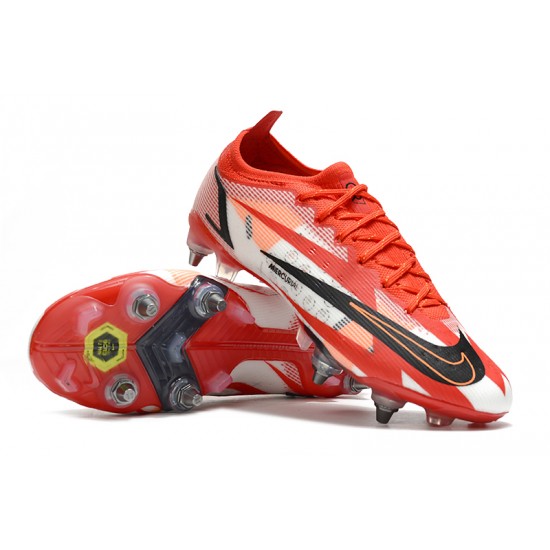 Kopacky Nike Mercurial Vapor XIV Elite SG PRO Anti Clog Low Bílý Červené Pánské