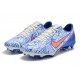 Kopacky Nike Mercurial Vapor XV FG Low Bílý Modrý Pánské