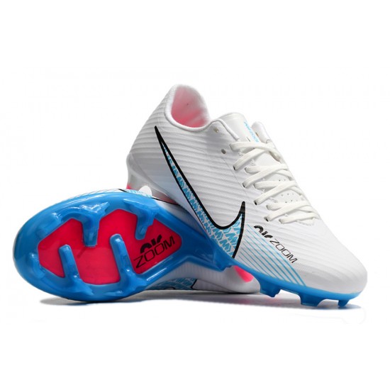 Kopacky Nike Mercurial Vapor XV FG Low Bílý Light Modrý Pánské