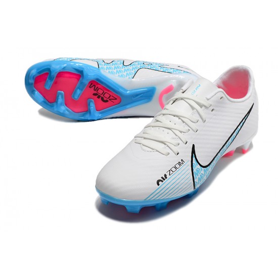 Kopacky Nike Mercurial Vapor XV FG Low Bílý Light Modrý Pánské