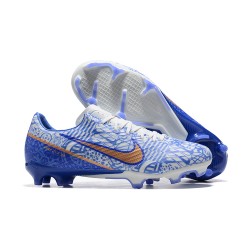 Kopacky Nike Mercurial Vapor XV FG Bílý Zlato Modrý Pánské Low 