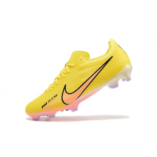 Kopacky Nike Mercurial Vapor XV FG Žlutý Růžový Černá Pánské Low