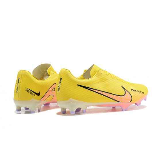 Kopacky Nike Mercurial Vapor XV FG Žlutý Růžový Černá Pánské Low