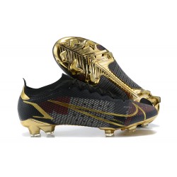 Kopacky Nike Mercurial Vapor Xiv Elite FG Černá Zlato Deepwine Low Pánské 