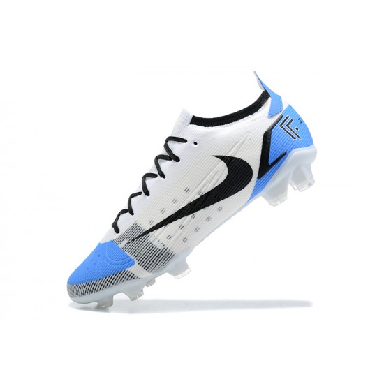 Kopacky Nike Mercurial Vapor Xiv Elite FG Modrý Černá Bílý Zlato Low Pánské