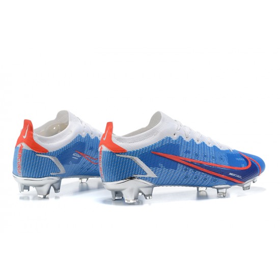 Kopacky Nike Mercurial Vapor Xiv Elite FG Modrý Oranžovýý Bílý Low Pánské