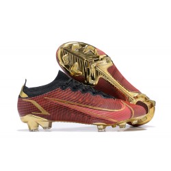 Kopacky Nike Mercurial Vapor Xiv Elite FG Deepwine Zlato Černá Low Pánské 