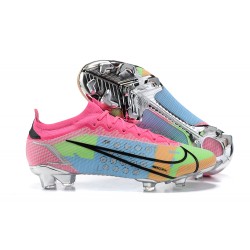 Kopacky Nike Mercurial Vapor Xiv Elite FG Růžový Modrý Zelená Černá Zlato Low Pánské 