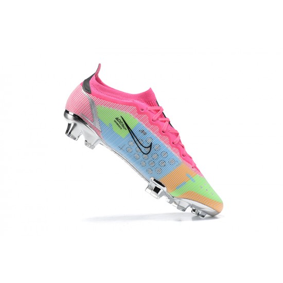 Kopacky Nike Mercurial Vapor Xiv Elite FG Růžový Modrý Zelená Černá Zlato Low Pánské