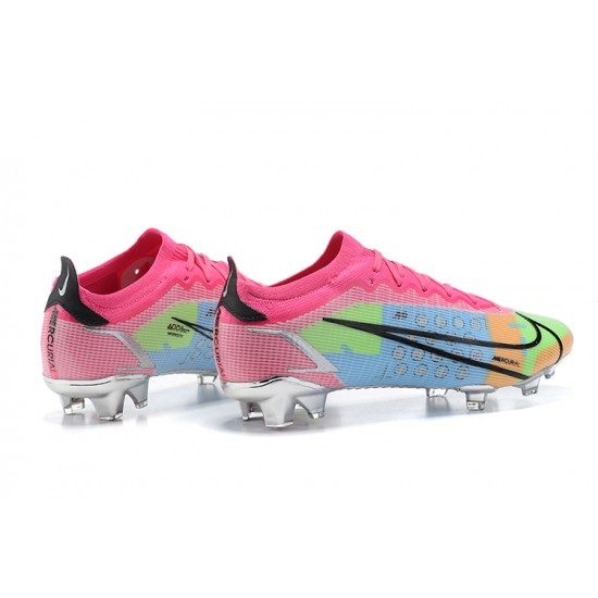 Kopacky Nike Mercurial Vapor Xiv Elite FG Růžový Modrý Zelená Černá Zlato Low Pánské